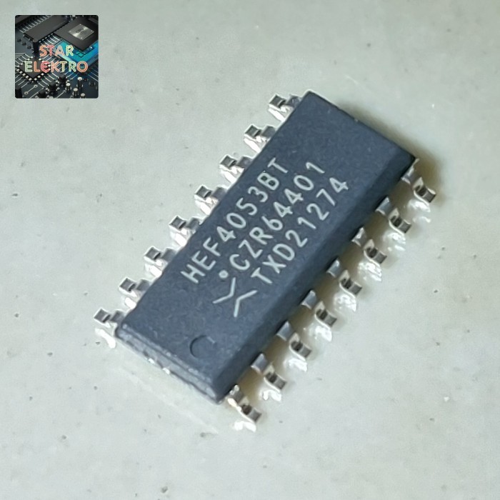 DnG27 HEF4053BT Sop-16 SMD NXP Nexperia IC MUX DEMUX Triple 2-Channel Analog HEF4053 HEF 4053 4053BT
