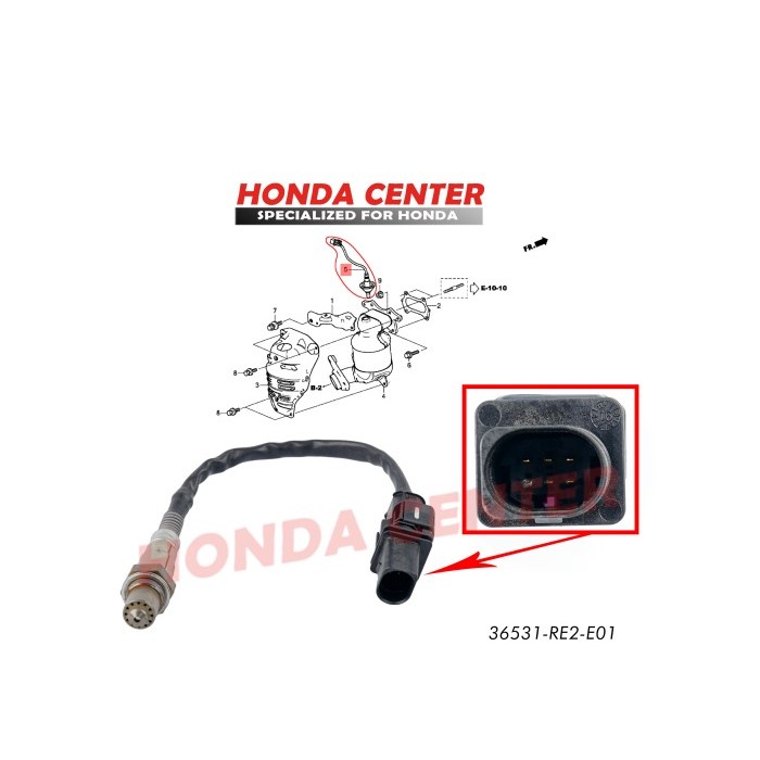 SENSOR OKSIGEN OXSIGEN 02 HONDA BRIO 5 KABEL PART BARU