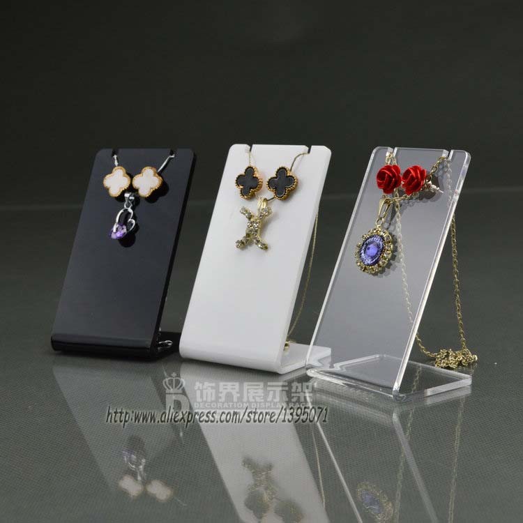 

Newest Earring Display Rack Acrylic Pendant Display Stand Jewelry Set Holder Necklace Showcase Earring Stub Organizer