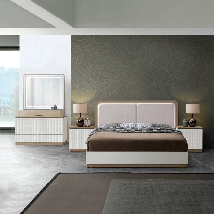 RANJANG | TEMPAT TIDUR | SPRING BED | RANGKA TEMPAT TIDUR | DIPAN | Altadena King Bed + 2 Nightstand