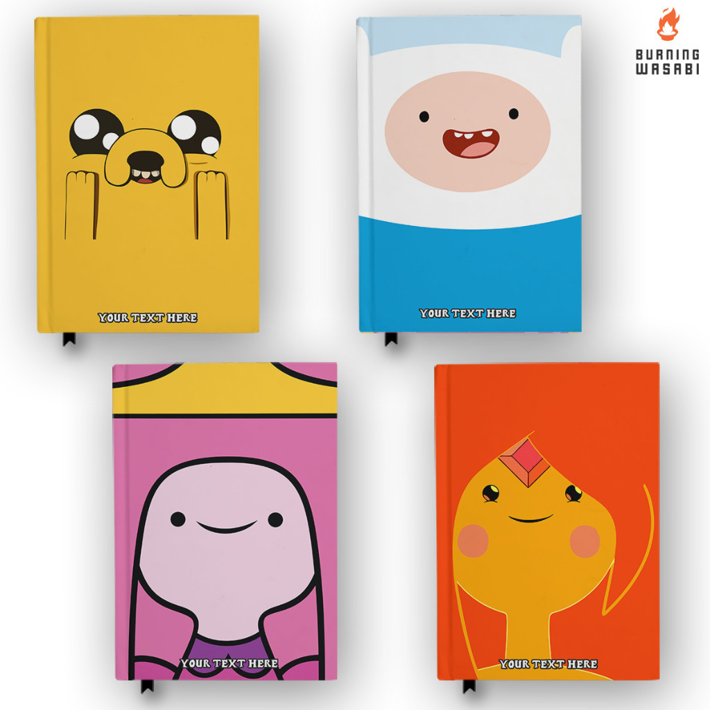 

Buku Notebook Adventure Time Jake Finn Bubblegum Flame Princess Custom Hardcover Agenda Pocket Book Planner Diary Gift Jurnal Custom Nama A6 A5