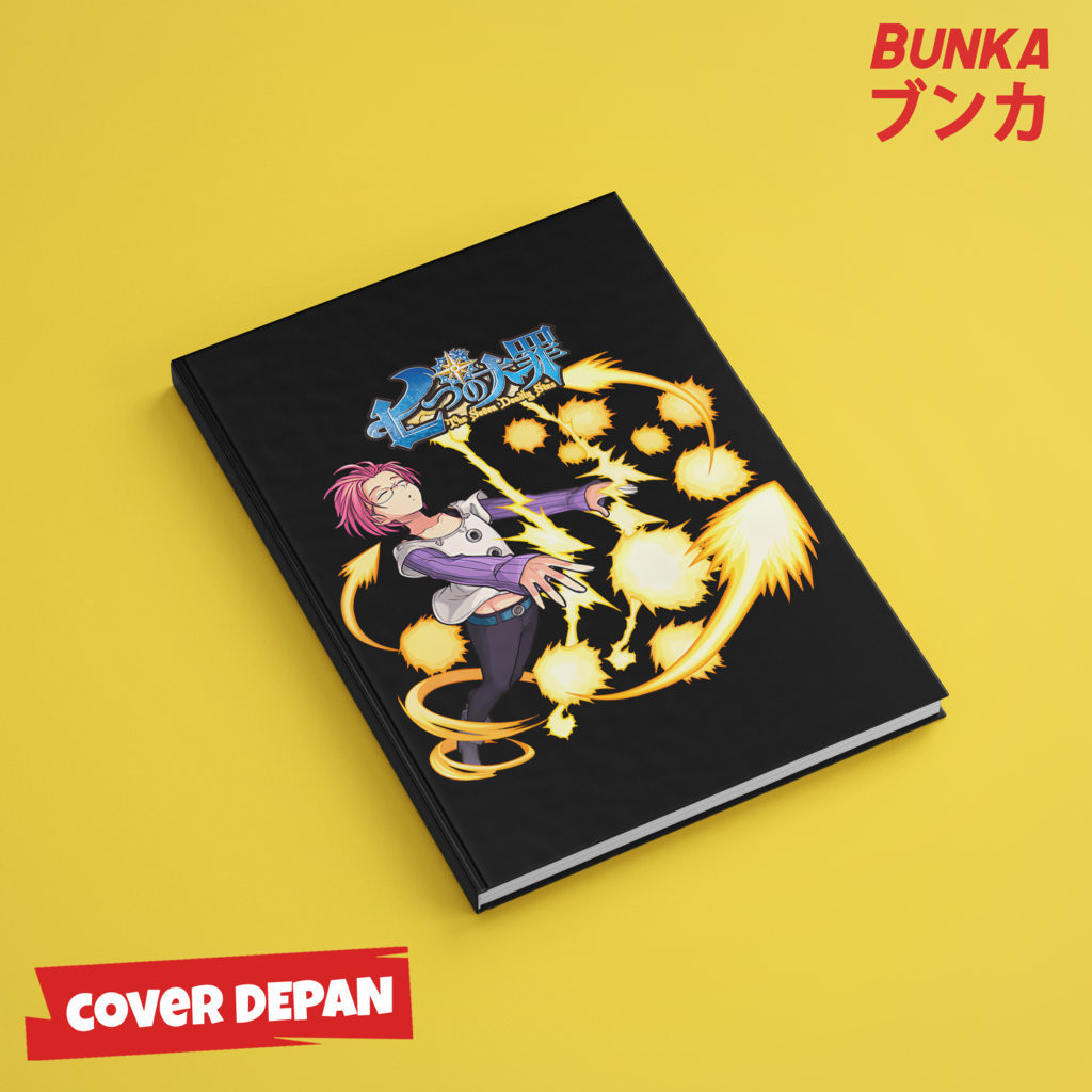 

Note Book Aesthetic Anime Nanatsu no Taizai Gowther Design Hardcover A5 Buku Tulis Catatan Notes Agenda Planner Jurnal vintage buku catatan story book kado anniversary valentine cowok cewek murah