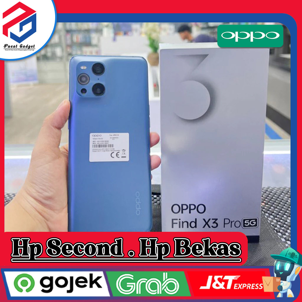Oppo Find X3 Pro 5G Ram 12 Rom 256GB Second Grade A