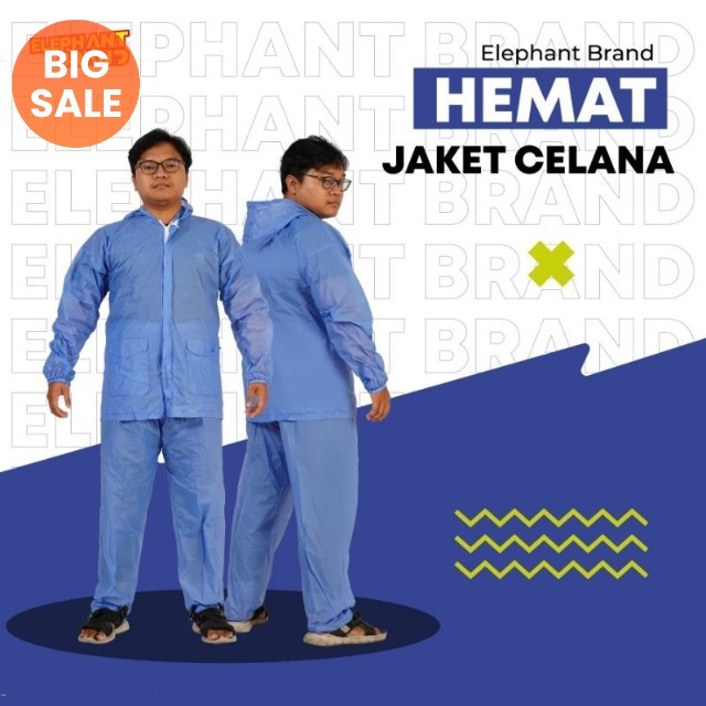 ELEPHANT BRAND JAS HUJAN JAKET CELANA HEMAT