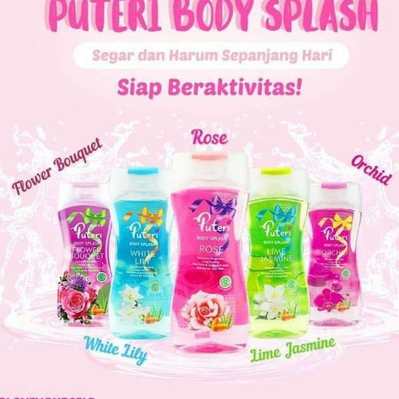 Mustika Puteri Splash Cologne - Puteri Splash Cologne 135 ml 245ml Body Spray 100ml