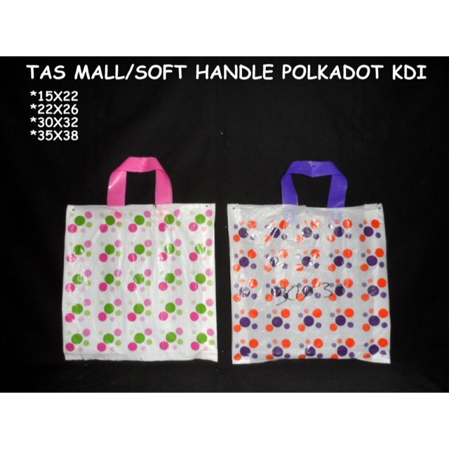 

[50 lembar] Softhandle soft handle SHD polka KDI / Softhandle Shopping Bag Batik dan Polos 23x25 / Softhandle Shopping Bag 35x38