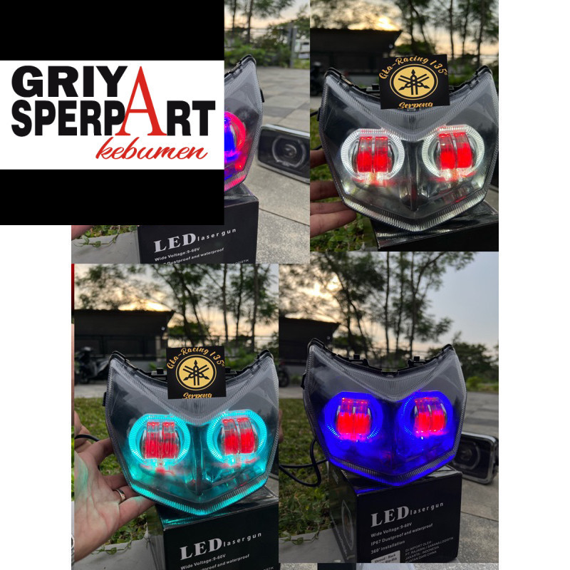 Lampu depan supra x 125 FI injeksi 2014-2019 BILLED projie LED