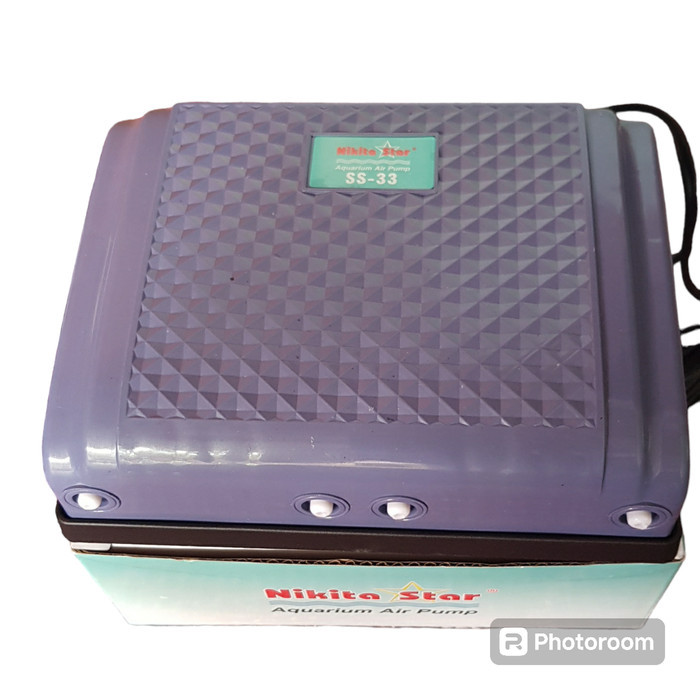 Paket aerator 4 lubang aquarium Murah. untuk aquarium kolam hidroponik - Mesin saja