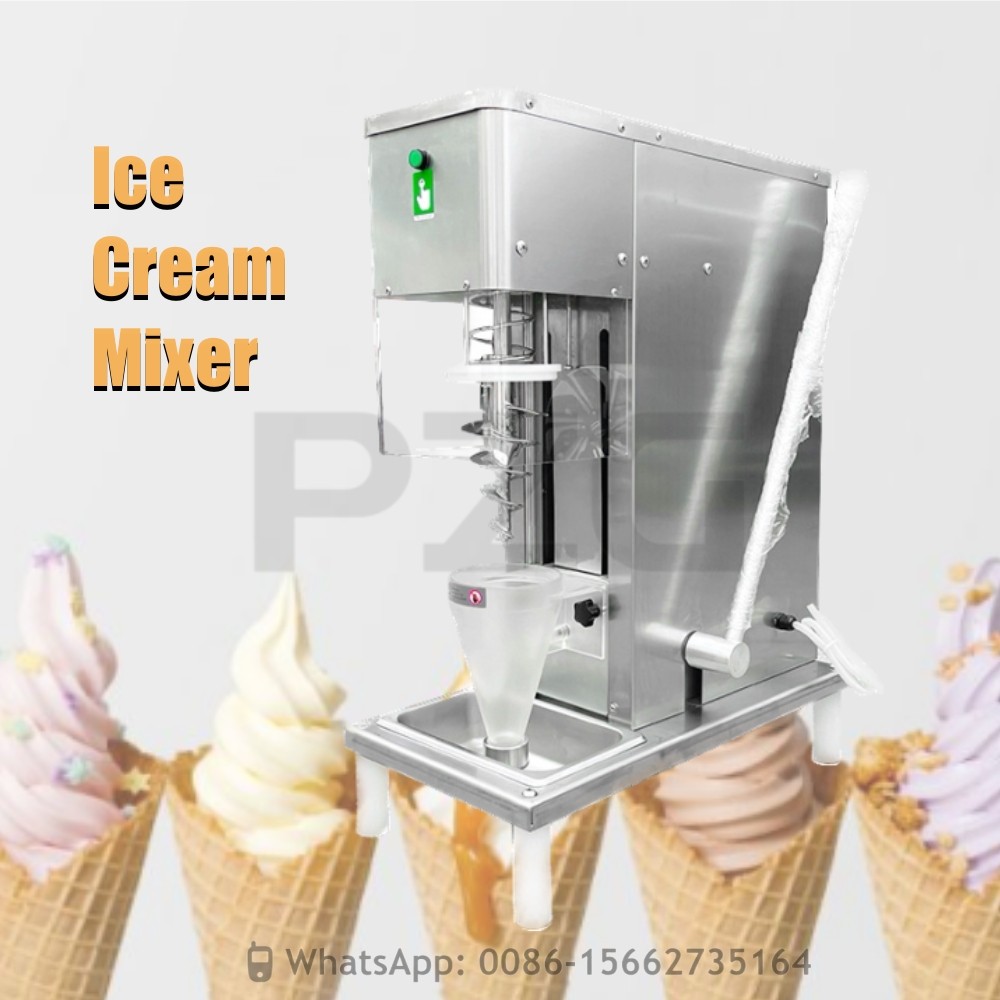 Auto Swirl Fruits Ice Cream Machine Auto Swirl Frozen Yogurt Ice Cream Mixer Real Fruit Swirl Ice Cr