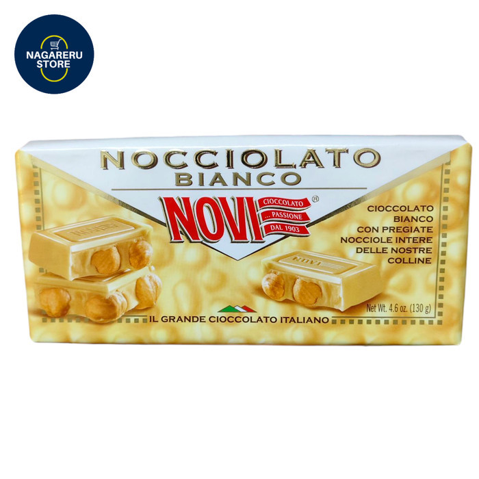

Novi nocciolato white bianco (coklat putih dengan kacang hazel) 130gr