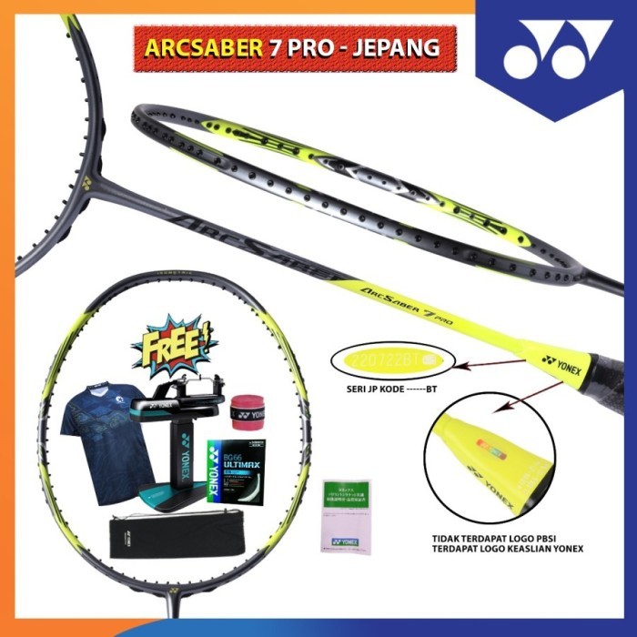 ARCSABER 7 PRO JAPAN /JP /JEPANG / ARCSABER 7 PRO BADMINTON ORIGINAL