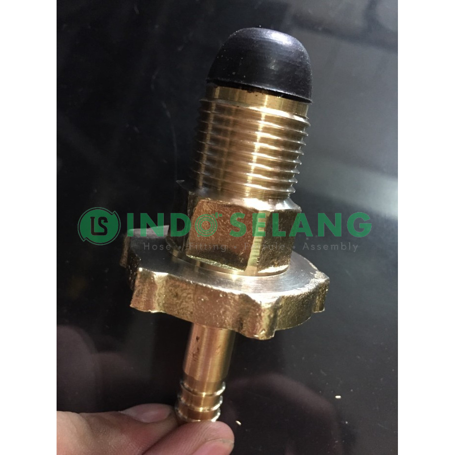 NEPEL GAS LPG 3/8 PIGTAIL 50 KG SELANG 3/8