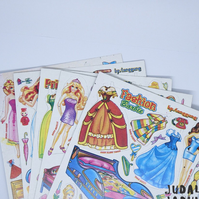Bongkar Pasang Boneka Kertas Barbie BP.an