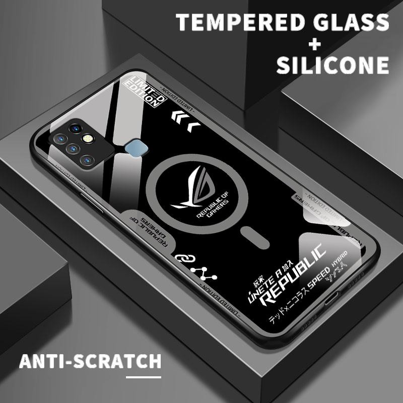 Glass Kaca For Infinix Hot 10 Hot 10 Lite Hot 10 Play Hot 11 Play Hot 30i Hot 40i Hot 9 Play Case Si