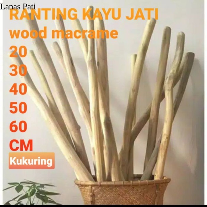 

KUKURING RANTING KAYU JATI - RANTING KAYU MACREME MURAH XD5