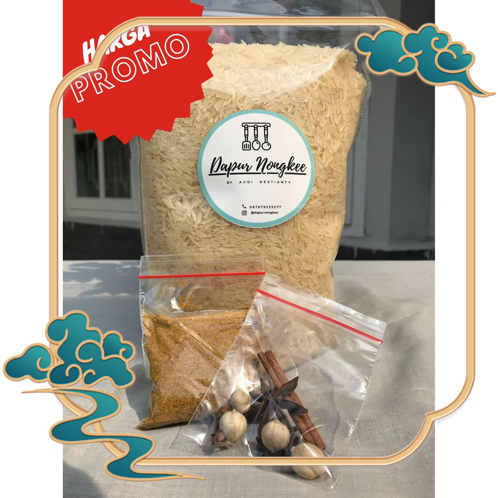

Nasi Kebuli DAPUR NONGKEE – Paket Beras Basmati 1kg + Bumbu Lengkap | Praktis, Lezat & Autentik