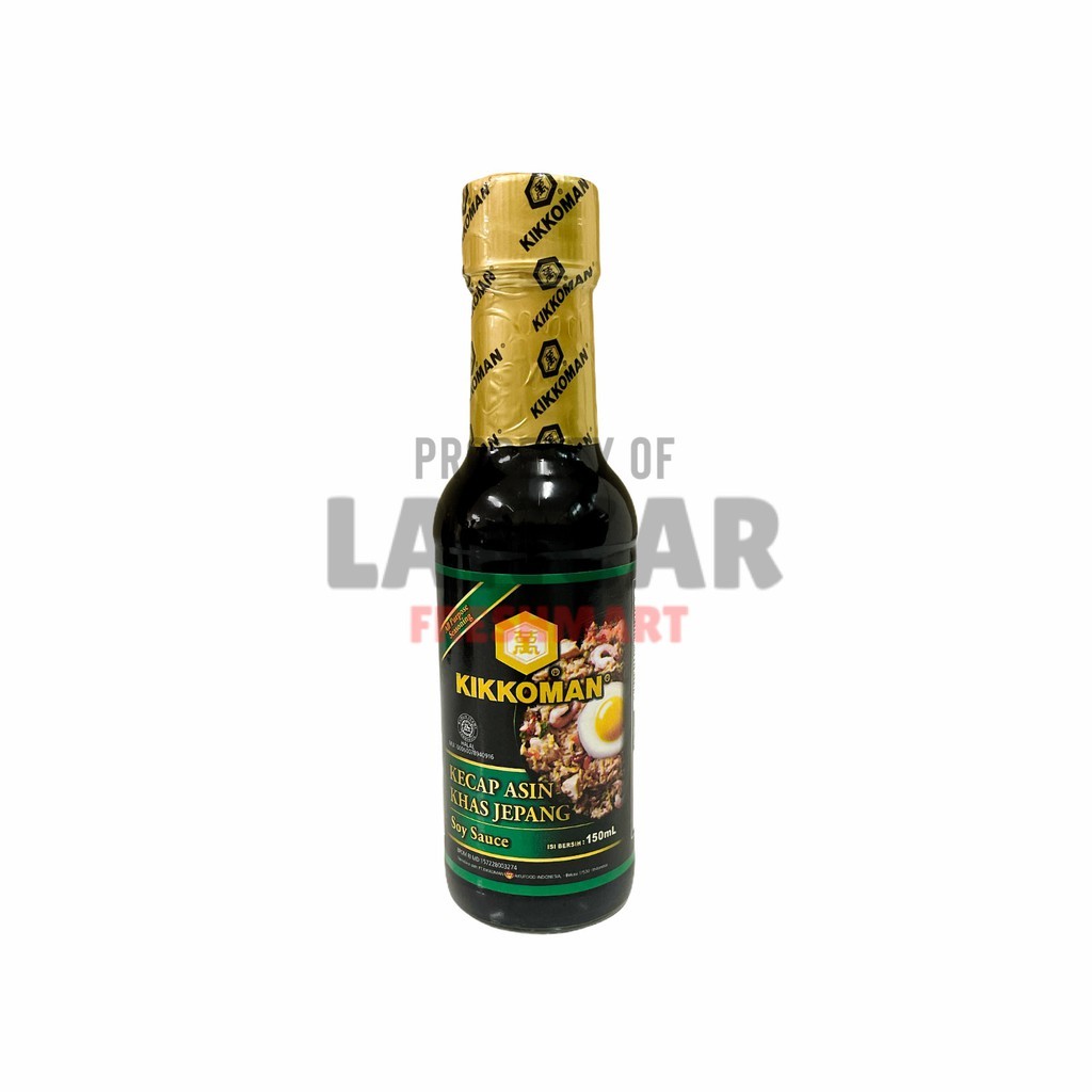 

KIKKOMAN SOY SAUCE 150ML / KIKKOMAN KECAP ASIN JEPANG 150ML