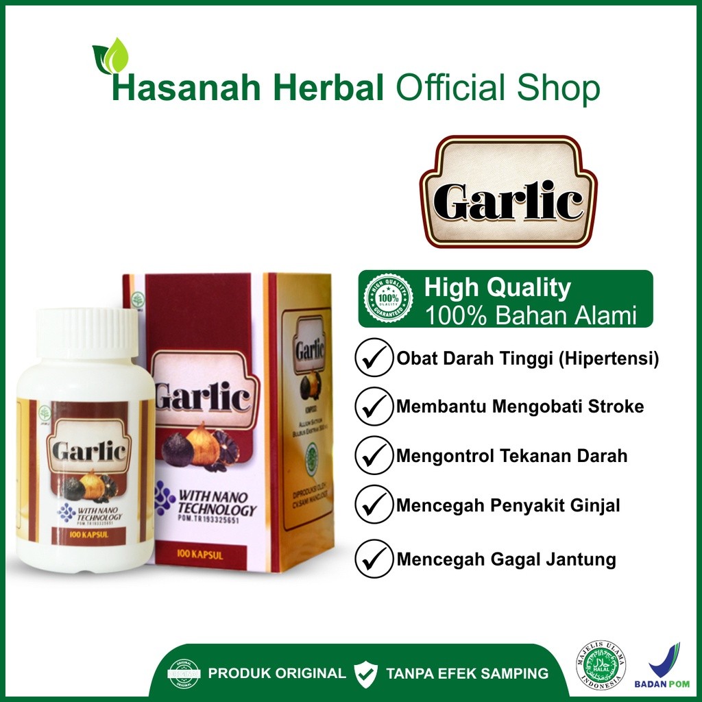

Garlic Ekstrak Bawang Putih Obat Darah Tinggi Hipertensi