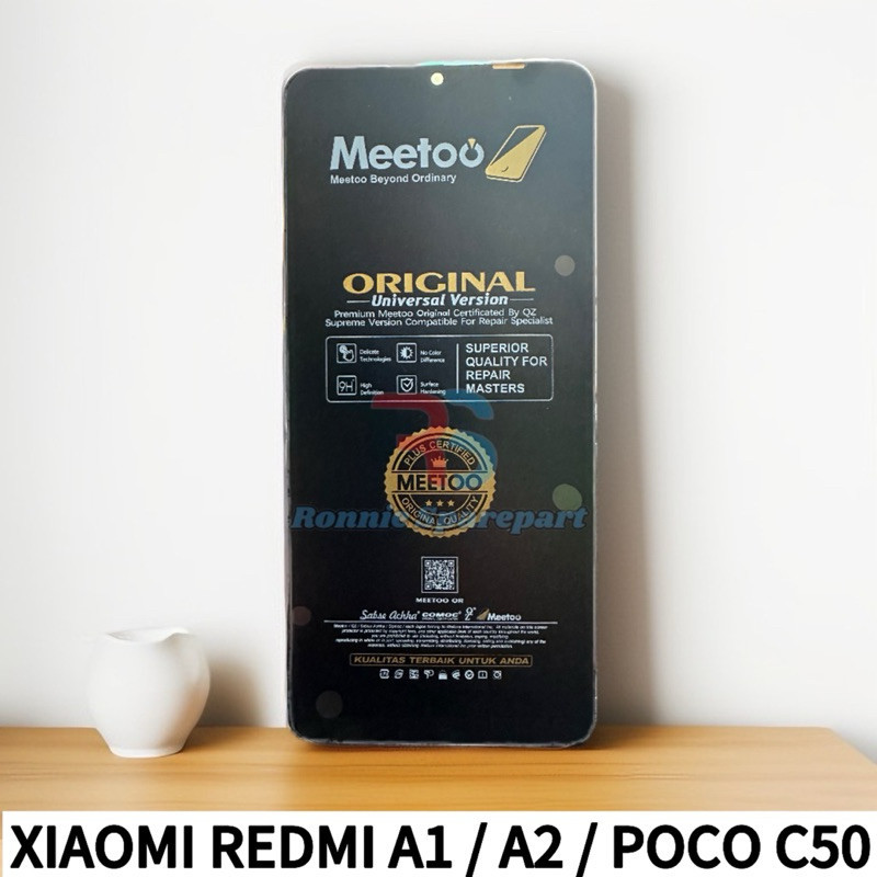 - LCD TOUCHSCREEN XIAOMI REDMI A1 / REDMI A2 / POCO C50 - FULLSET COMPLETE -