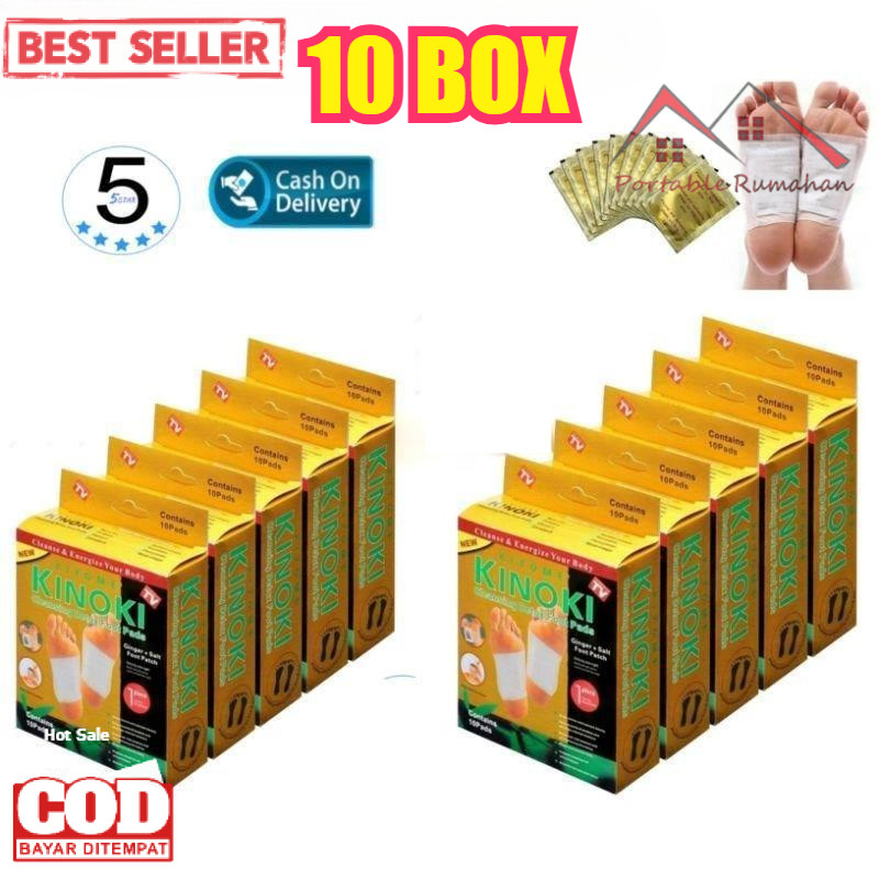 Promo PR - [ Isi 100 Pcs] Koyok Kinoki Gold Detox Koyo Kaki Detox Herbal Cina Jahe isi 50 Pasang- 10