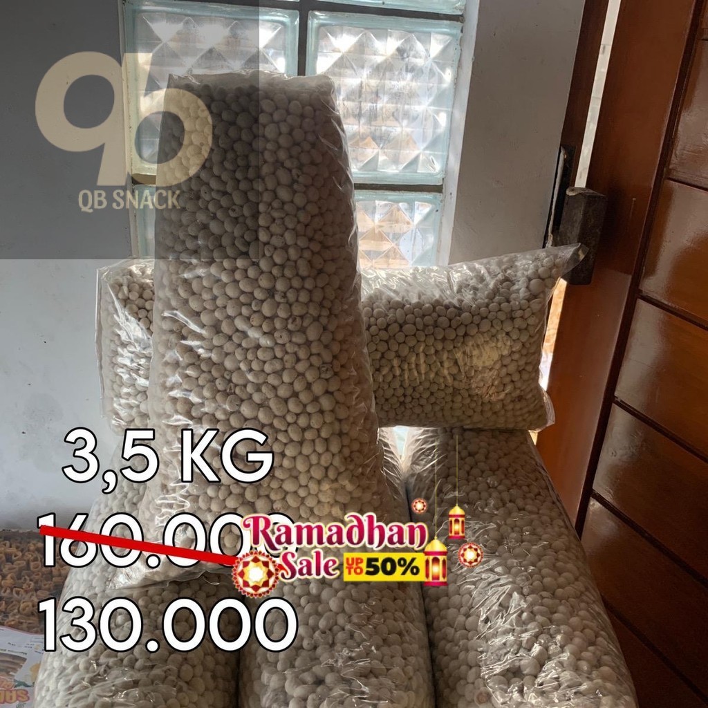 

QB - 3,5 KG CEMILAN SUKRO RENYAH GURIH SNACK PERBALL BALL GROSIR