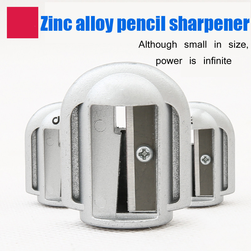 

1pcs Pencil Sharpener Metal Aluminum Office Supplies Student Learning Stationery Creative Simple Portable Durable Strong