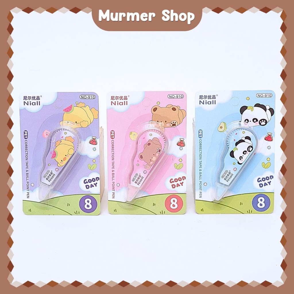 

Tip-X Kertas Niall Good Day No.-910 Correction Tape Roll Pita Penghapus Pulpen Hapusan Pena