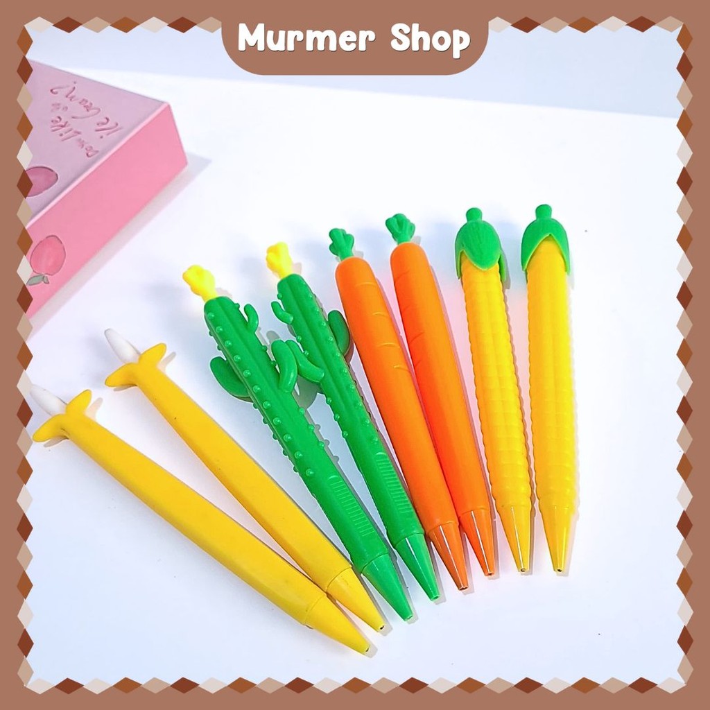 

Pensil Mekanik Wortel Jagung Kaktus Pisang Pencil Fruity Lucu Unik Cetek Isi Ulang
