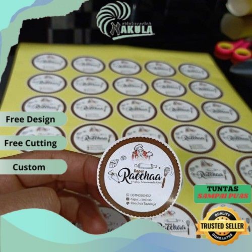 

NKL Print & Cut Sticker Chromo A3+ Cetak Kiss Cut Stiker Label Kromo Cromo Bandung