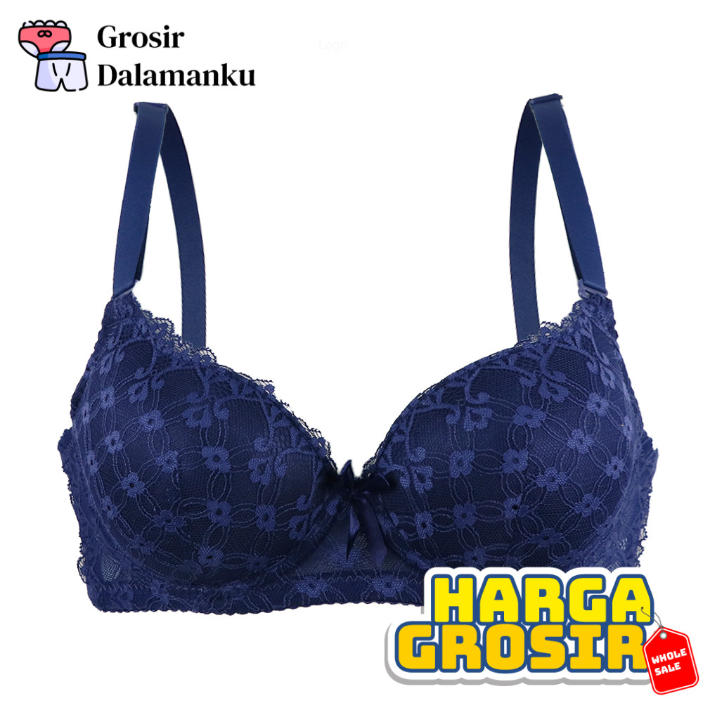 (Grosir) Grape Bra Pushup Berkawat Bh Busa Push Up Kawat Renda Spm 0365