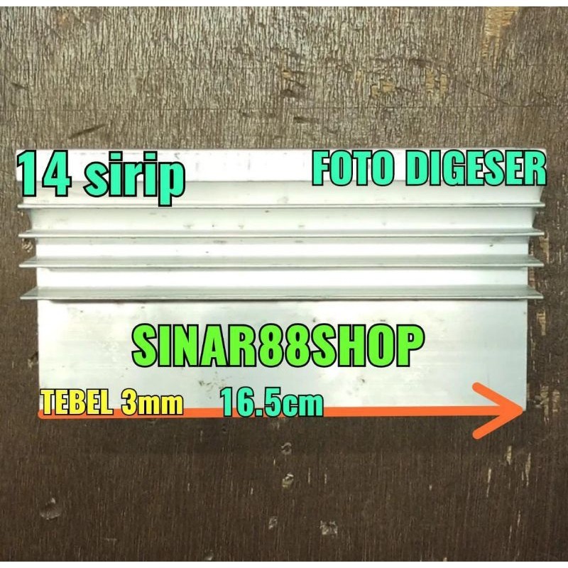 PENDINGIN 4TR 4 TR SANKEN FINAL TOSHIBA HEATSINK Y TRANSISTOR FINAL HEADSINK HEATSING HEADSING ALUMI