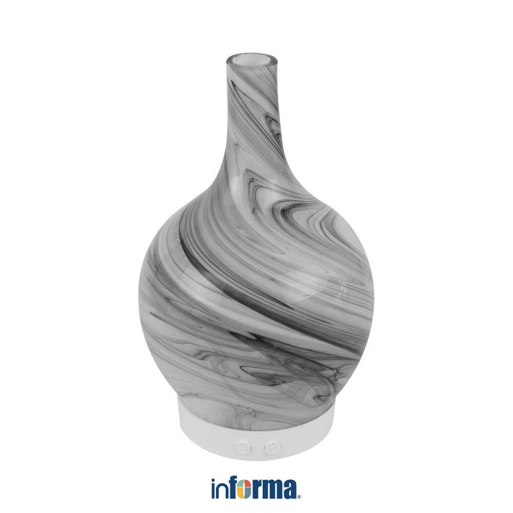 Informa Diffuser Aromaterapi Kaca Marble A1 12.6X12.6X23 cm Dispenser Pengharum Ruangan Alat Penyeba