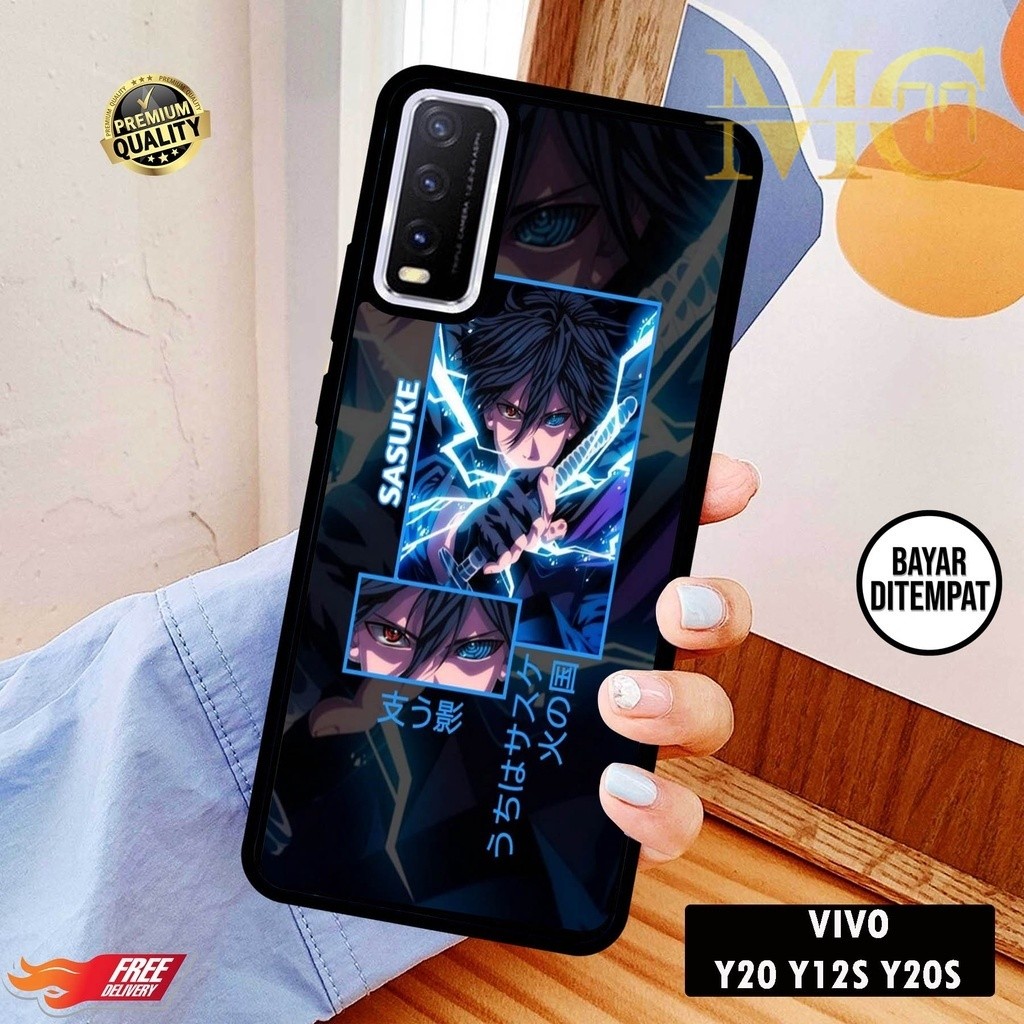makmur - [COD]Promo Case Vivo Y20 Y12s Y20s Casing Hp Motif Anime Sasuke Aesthetic