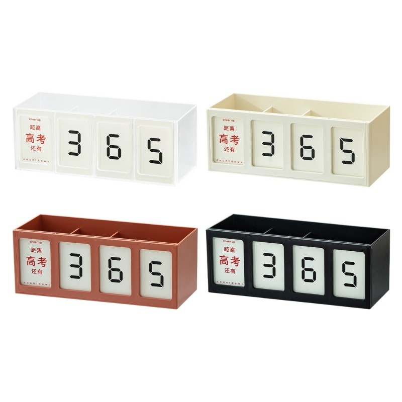 

Pencil Holder with Calendar Desk Organizers Pen Cup Pen Organizers Large Capacity Pen Holder for School Office and Home