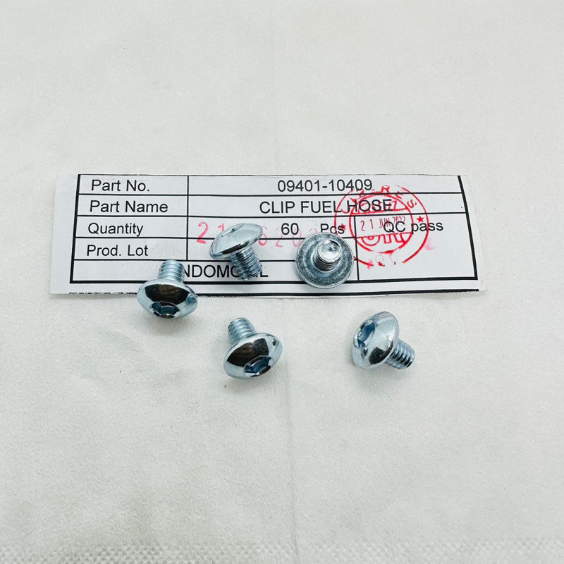 BOLT SPECIAL M6 × 8 mm 90107-K84-9002 BAUT 10 L 5 0,8CM  COVER BODY TANKI HONDA CRF 150 ORIGINAL