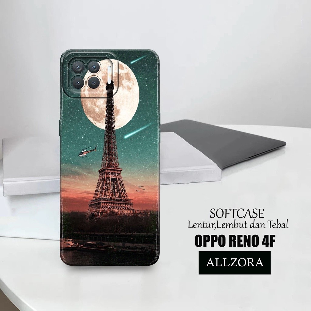 Case Hp Oppo Reno 4F - [ PARIS ] Casing Oppo Reno 4F Terbaru - Kesing Hp Oppo Reno 4F - Silikon Oppo