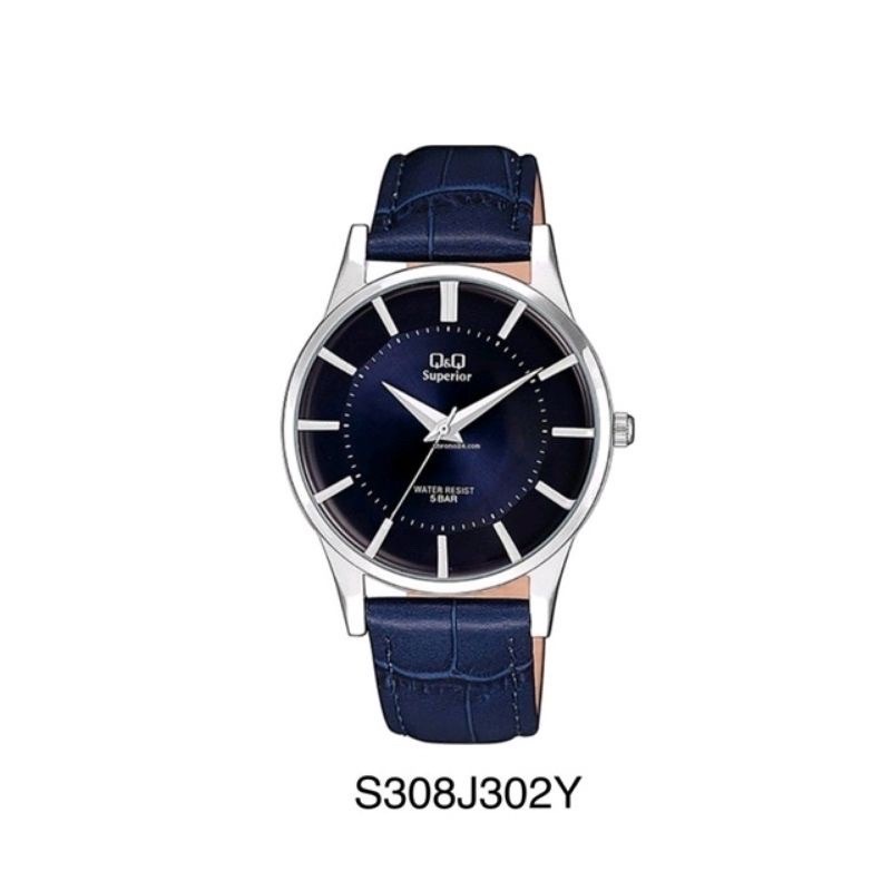Jam Tangan Q&Q QQ QNQ S308 Series Ori Japan Superior Steinlis Steel