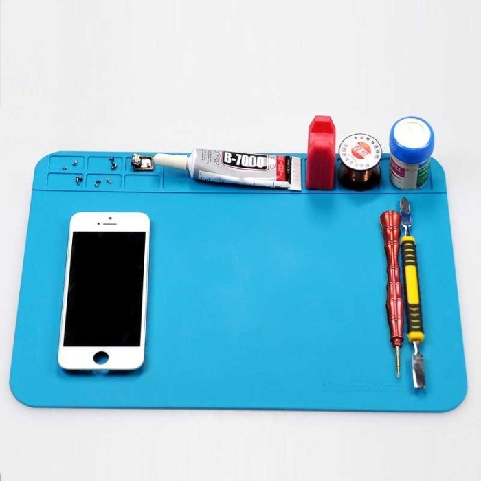 

PLGI Alas Matras Solder Silikon Soldering Mat Heat Resistant DFC4U6