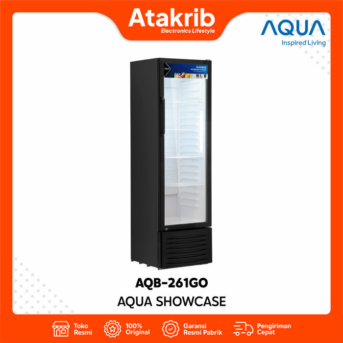 AQUA SHOWCASE AQB-261GO Kapasitas 258L