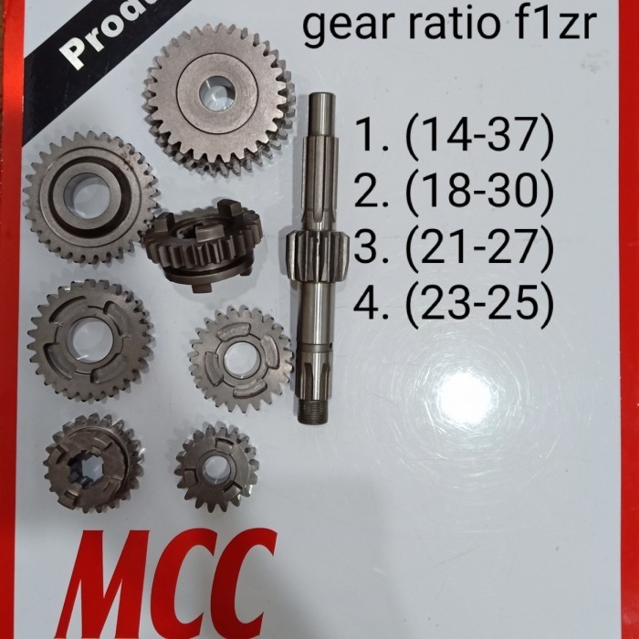 gear ratio Yamaha f1zr