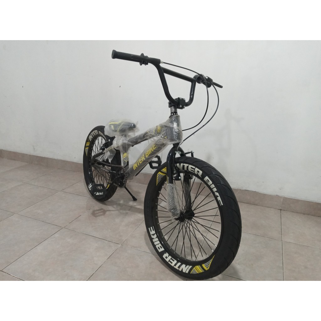 Sepeda BMX 20 Ban 3.0 Inter Bike Yellow