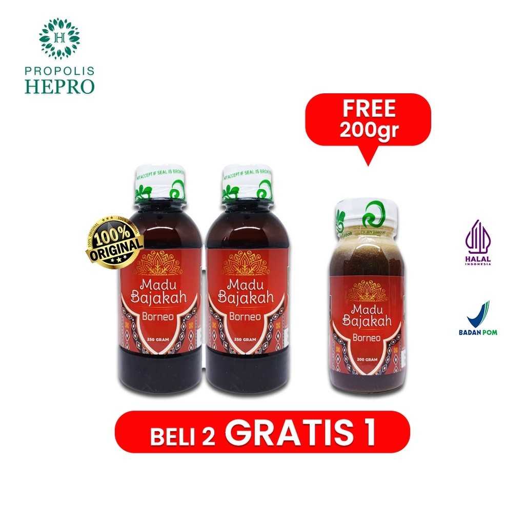 

Madu Bajkah - Beli 2 ( 250gr ) GRATIS 1 ( 200gr )