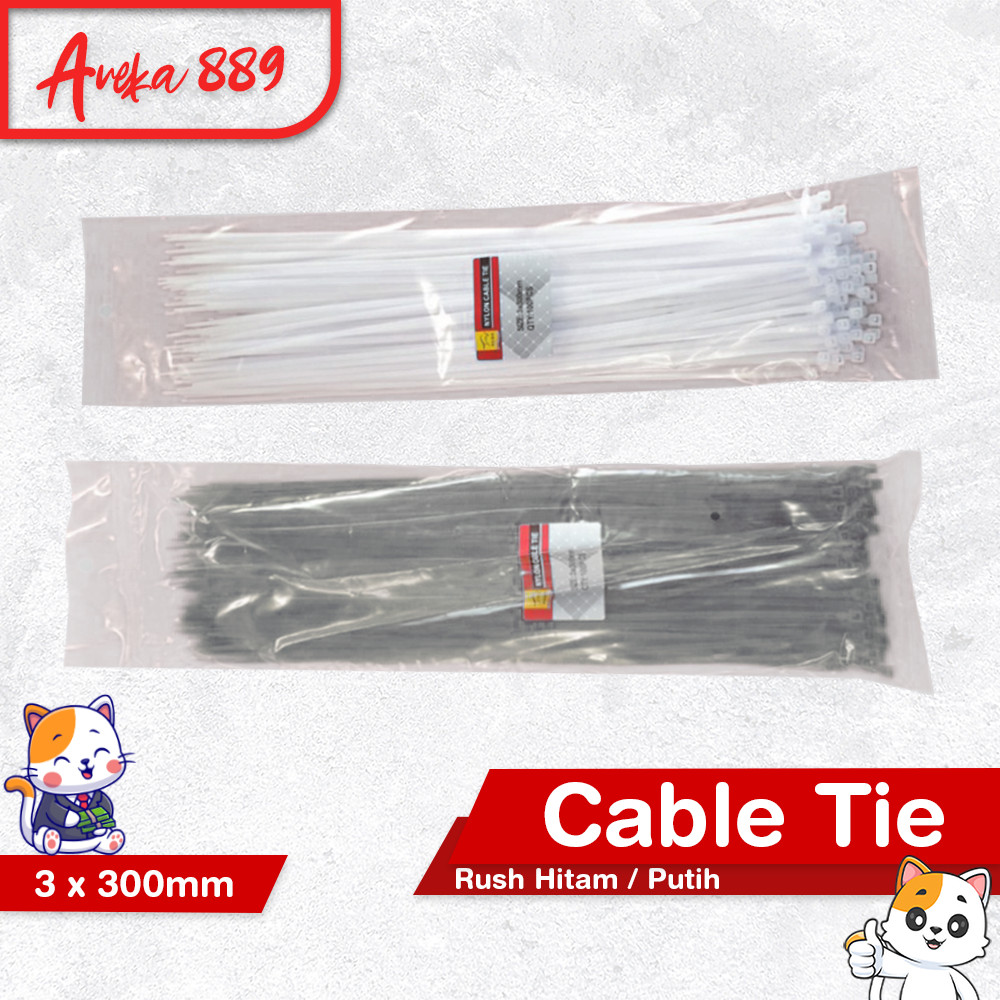 

Kabel Ties 3 x 300mm (30cm) CV 300 - Cable Tie 100 pcs