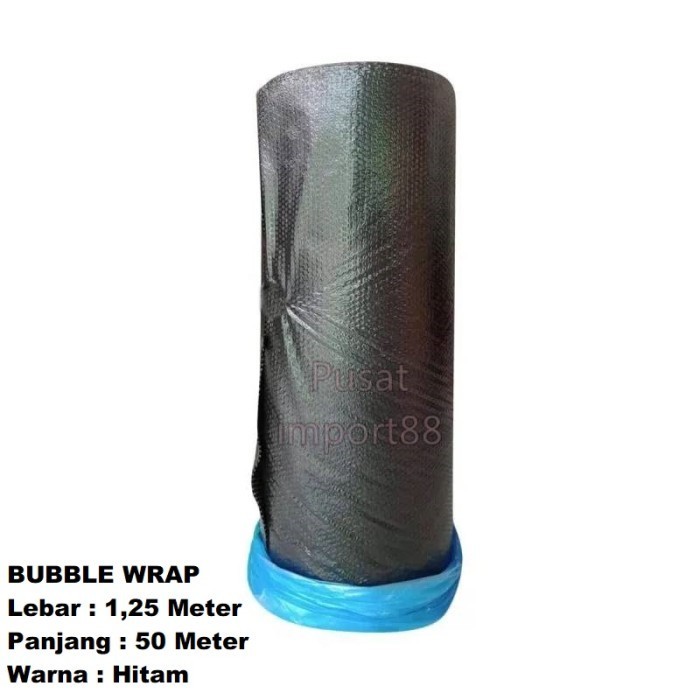 

Kardus Gulungan Single Face Lembaran Bubble Roll 80 100 120 140 160 Cm - Bubble Hitam