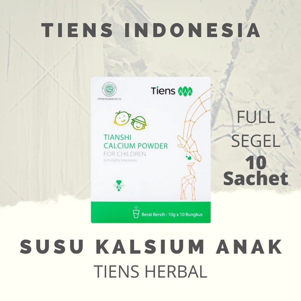 Susu Anak Tiens Tianshi Calcium For Children Kalsium Tianshi