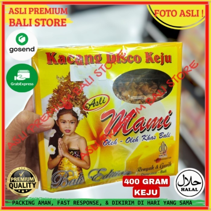 

OLEH OLEH MAKANAN CEMILAN CAMILAN SNACK KULINER KHAS ASLI ORI ORIGINAL BALI KACANG DISCO KEJU 400 GRAM GR