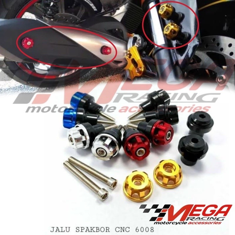 Jalu Spakbor Jalu Body Jalu Knalpot Universal Nmax,Pcx,Aerox,Ninja,Vixion,Cbr,R15 & Motor Lainnya HL