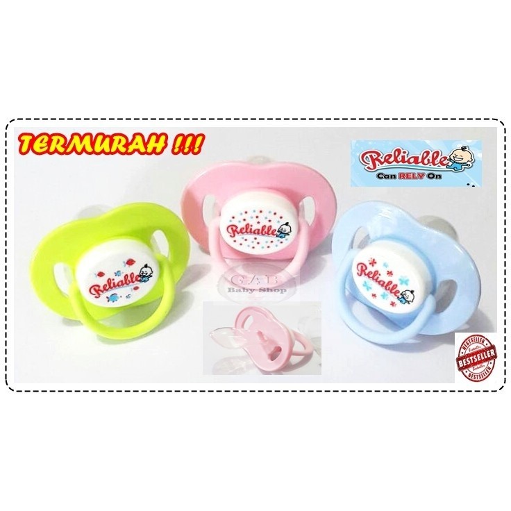 Empeng Bayi Reliable Orthodontic Pacifier Reliable Empeng Dot Bayi