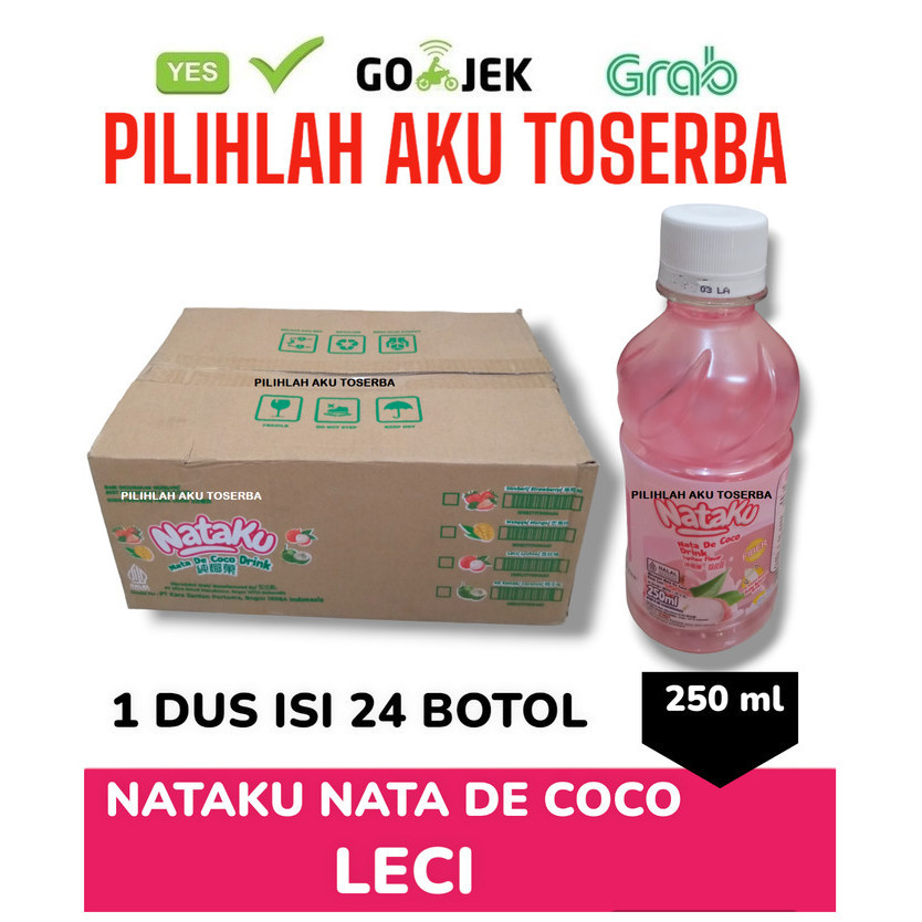 

NATAKU Nata de coco rasa LYCHEE / LECI - ( HARGA 1 DUS )