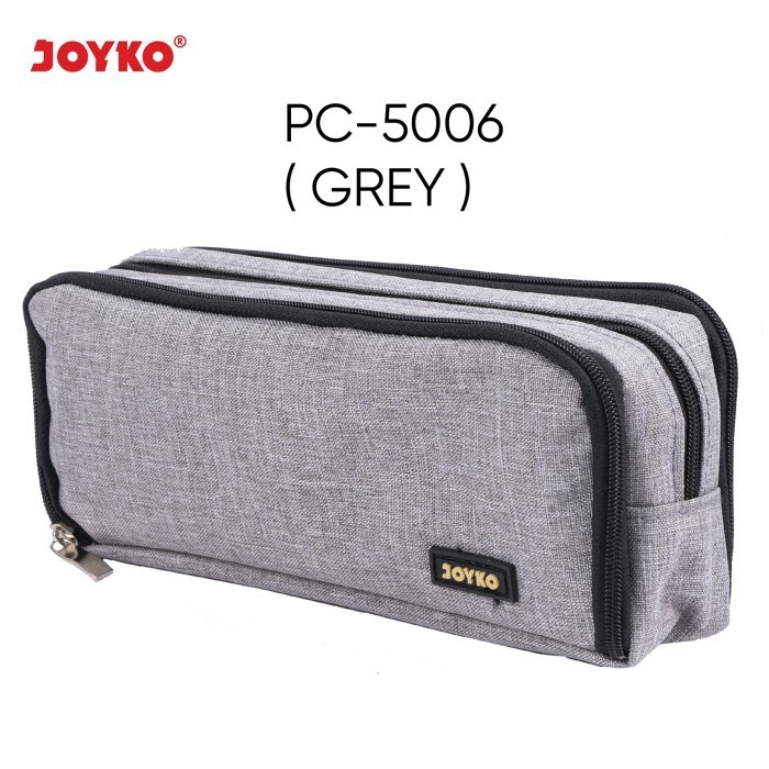 

TERLARIS! Kotak Tempat Pensil Pencil Case Joyko PC-5006 - Grey